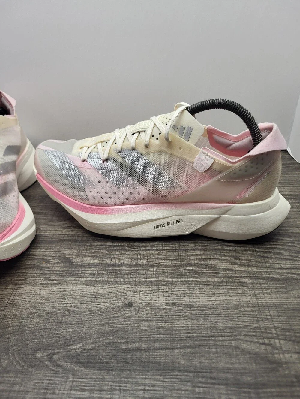 Adidas Adizero Adios Pro 3 Womens Size 10 Pink Silver Running Shoe IG6425